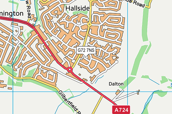 G72 7NS map - OS VectorMap District (Ordnance Survey) G72 7NS map - OS VectorMap District (Ordnance Survey)