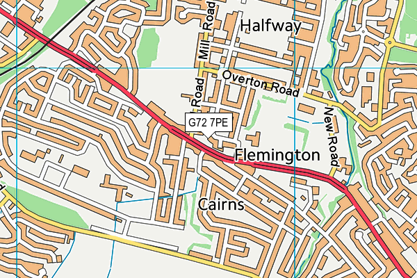 G72 7PE map - OS VectorMap District (Ordnance Survey) G72 7PE map - OS VectorMap District (Ordnance Survey)