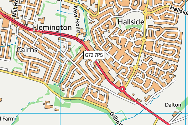G72 7PS map - OS VectorMap District (Ordnance Survey) G72 7PS map - OS VectorMap District (Ordnance Survey)