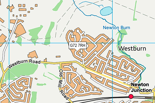 G72 7RH map - OS VectorMap District (Ordnance Survey) G72 7RH map - OS VectorMap District (Ordnance Survey)