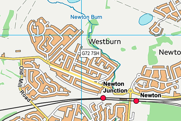 G72 7SH map - OS VectorMap District (Ordnance Survey) G72 7SH map - OS VectorMap District (Ordnance Survey)