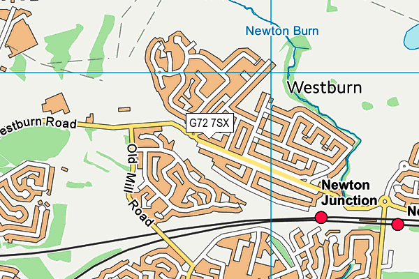 G72 7SX map - OS VectorMap District (Ordnance Survey) G72 7SX map - OS VectorMap District (Ordnance Survey)