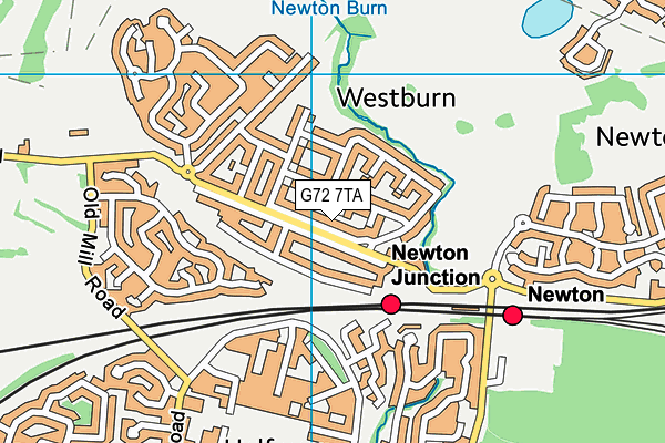 G72 7TA map - OS VectorMap District (Ordnance Survey) G72 7TA map - OS VectorMap District (Ordnance Survey)