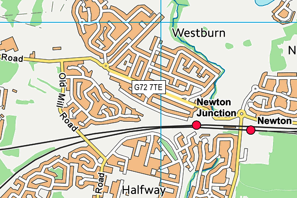 G72 7TE map - OS VectorMap District (Ordnance Survey) G72 7TE map - OS VectorMap District (Ordnance Survey)