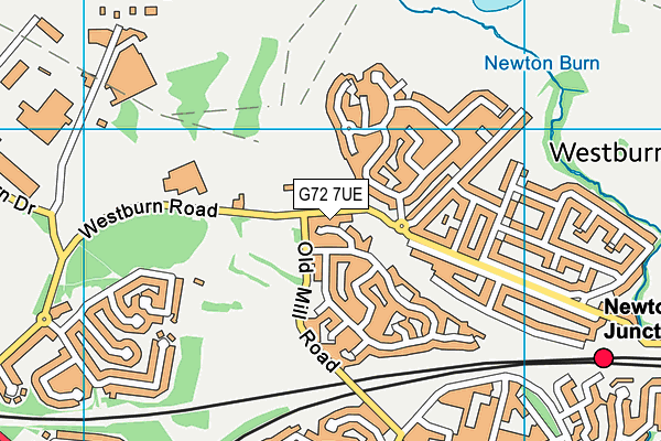 G72 7UE map - OS VectorMap District (Ordnance Survey) G72 7UE map - OS VectorMap District (Ordnance Survey)