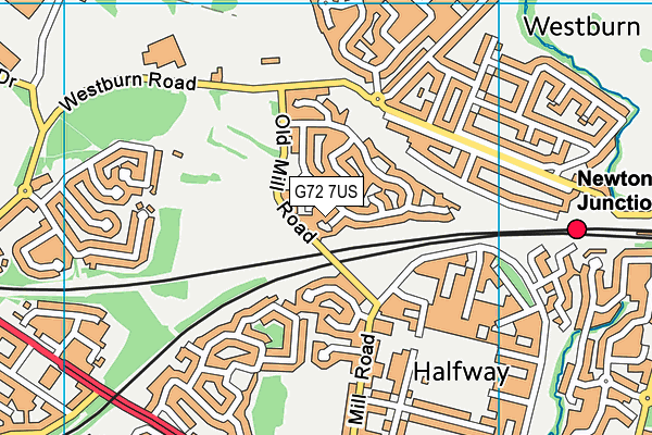 G72 7US map - OS VectorMap District (Ordnance Survey) G72 7US map - OS VectorMap District (Ordnance Survey)