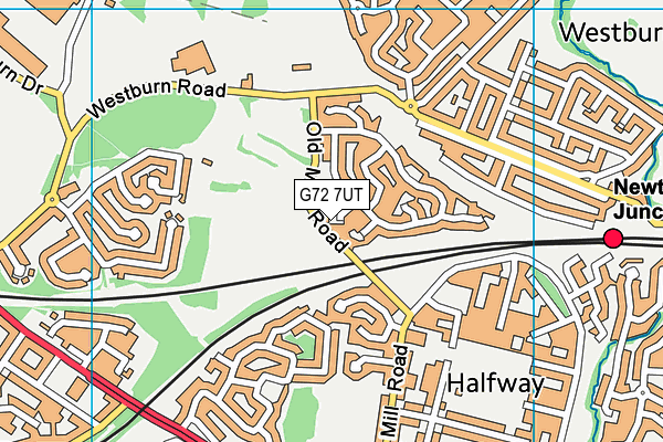 G72 7UT map - OS VectorMap District (Ordnance Survey) G72 7UT map - OS VectorMap District (Ordnance Survey)