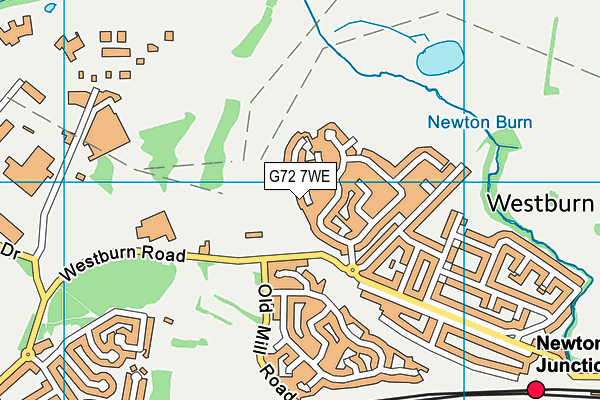 G72 7WE map - OS VectorMap District (Ordnance Survey) G72 7WE map - OS VectorMap District (Ordnance Survey)