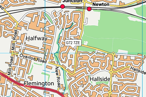 G72 7ZE map - OS VectorMap District (Ordnance Survey) G72 7ZE map - OS VectorMap District (Ordnance Survey)