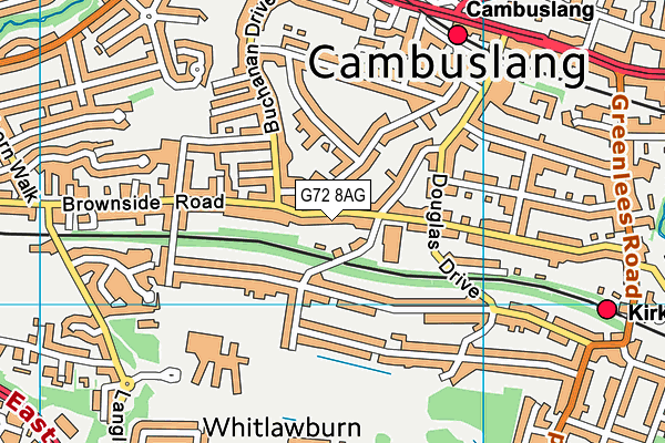 G72 8AG map - OS VectorMap District (Ordnance Survey) G72 8AG map - OS VectorMap District (Ordnance Survey)
