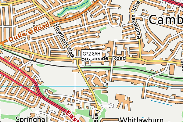 G72 8AH map - OS VectorMap District (Ordnance Survey) G72 8AH map - OS VectorMap District (Ordnance Survey)