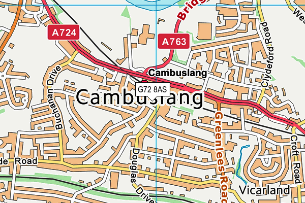 G72 8AS map - OS VectorMap District (Ordnance Survey) G72 8AS map - OS VectorMap District (Ordnance Survey)
