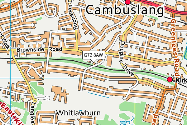 G72 8AW map - OS VectorMap District (Ordnance Survey) G72 8AW map - OS VectorMap District (Ordnance Survey)