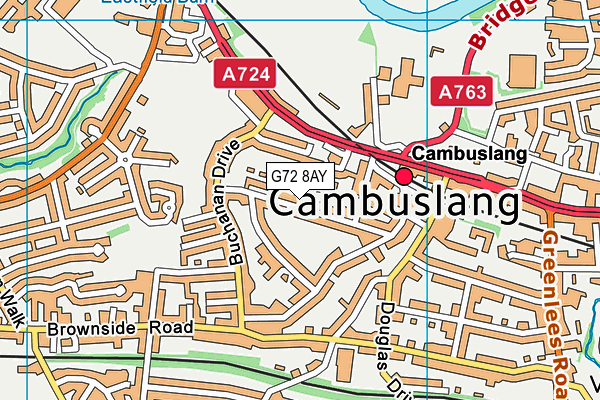 G72 8AY map - OS VectorMap District (Ordnance Survey) G72 8AY map - OS VectorMap District (Ordnance Survey)