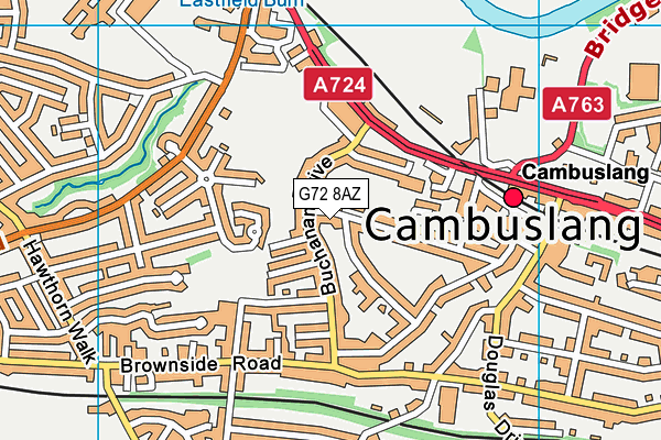 G72 8AZ map - OS VectorMap District (Ordnance Survey) G72 8AZ map - OS VectorMap District (Ordnance Survey)