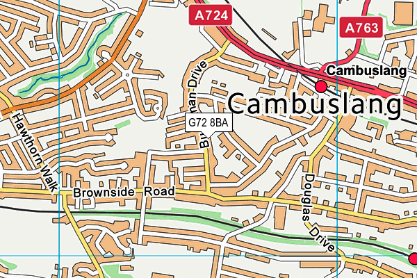 G72 8BA map - OS VectorMap District (Ordnance Survey) G72 8BA map - OS VectorMap District (Ordnance Survey)