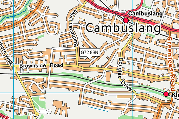 G72 8BN map - OS VectorMap District (Ordnance Survey) G72 8BN map - OS VectorMap District (Ordnance Survey)