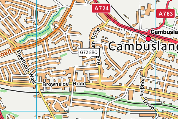 G72 8BQ map - OS VectorMap District (Ordnance Survey) G72 8BQ map - OS VectorMap District (Ordnance Survey)