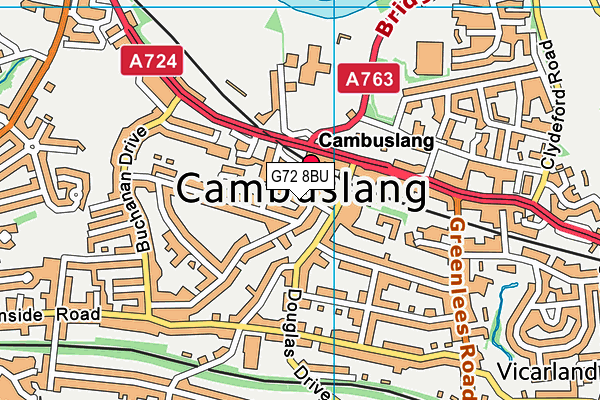 G72 8BU map - OS VectorMap District (Ordnance Survey) G72 8BU map - OS VectorMap District (Ordnance Survey)