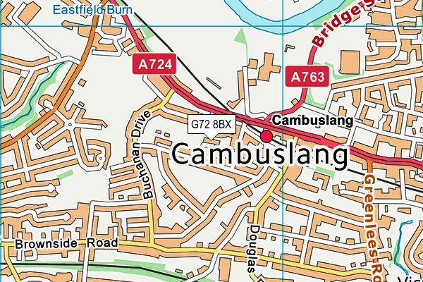G72 8BX map - OS VectorMap District (Ordnance Survey) G72 8BX map - OS VectorMap District (Ordnance Survey)