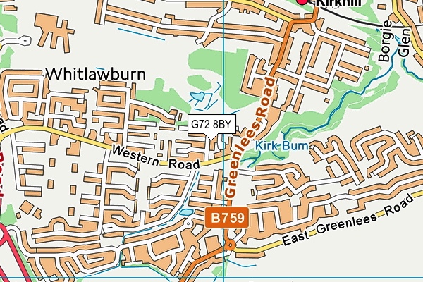 G72 8BY map - OS VectorMap District (Ordnance Survey) G72 8BY map - OS VectorMap District (Ordnance Survey)