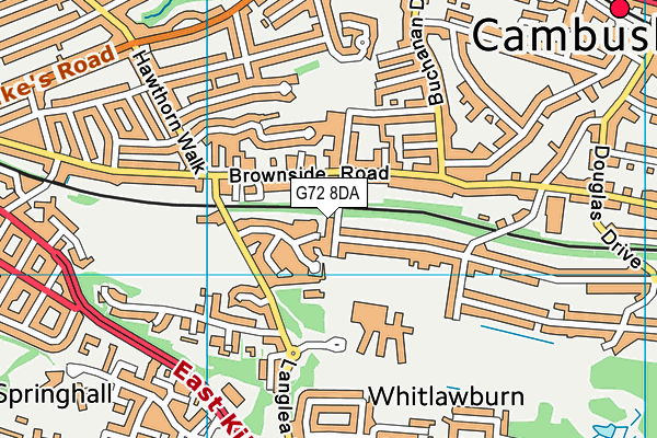 G72 8DA map - OS VectorMap District (Ordnance Survey) G72 8DA map - OS VectorMap District (Ordnance Survey)