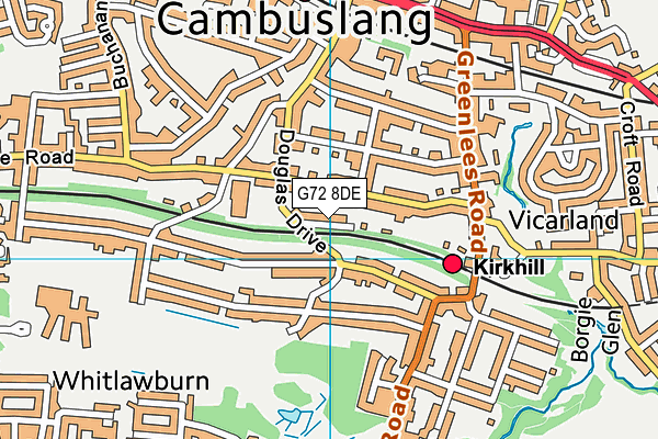 G72 8DE map - OS VectorMap District (Ordnance Survey) G72 8DE map - OS VectorMap District (Ordnance Survey)