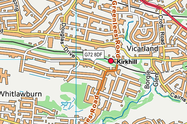 G72 8DF map - OS VectorMap District (Ordnance Survey) G72 8DF map - OS VectorMap District (Ordnance Survey)