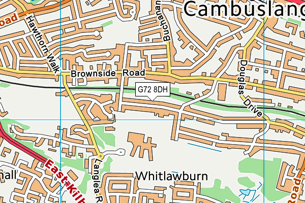 G72 8DH map - OS VectorMap District (Ordnance Survey) G72 8DH map - OS VectorMap District (Ordnance Survey)