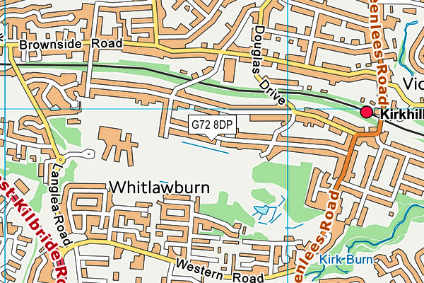 G72 8DP map - OS VectorMap District (Ordnance Survey) G72 8DP map - OS VectorMap District (Ordnance Survey)