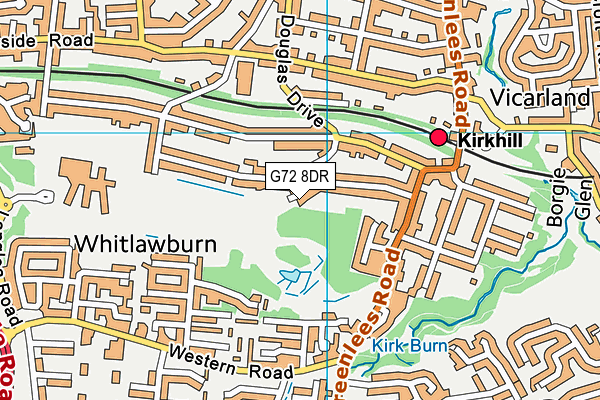 G72 8DR map - OS VectorMap District (Ordnance Survey) G72 8DR map - OS VectorMap District (Ordnance Survey)