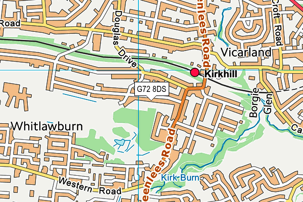 G72 8DS map - OS VectorMap District (Ordnance Survey) G72 8DS map - OS VectorMap District (Ordnance Survey)
