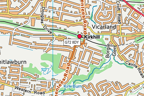 G72 8DY map - OS VectorMap District (Ordnance Survey) G72 8DY map - OS VectorMap District (Ordnance Survey)