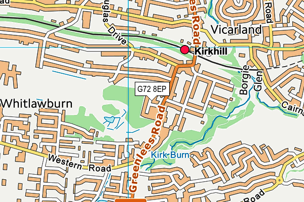 G72 8EP map - OS VectorMap District (Ordnance Survey) G72 8EP map - OS VectorMap District (Ordnance Survey)