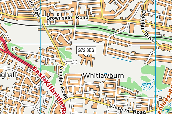 G72 8ES map - OS VectorMap District (Ordnance Survey) G72 8ES map - OS VectorMap District (Ordnance Survey)
