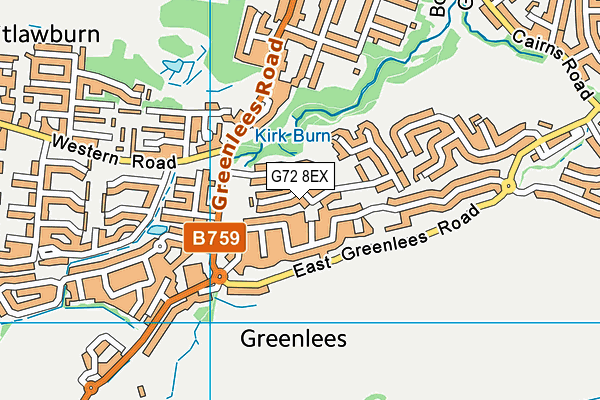 G72 8EX map - OS VectorMap District (Ordnance Survey) G72 8EX map - OS VectorMap District (Ordnance Survey)