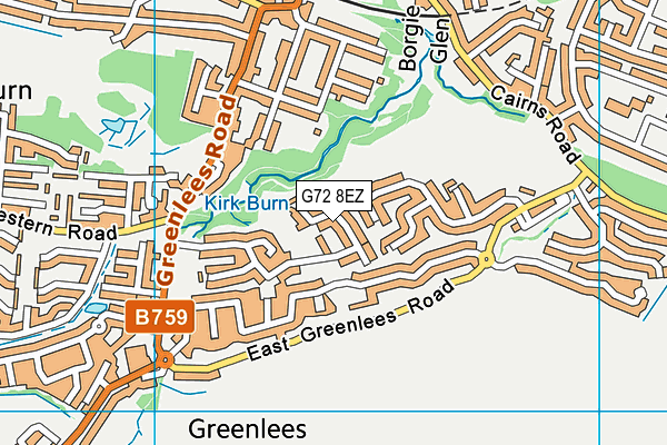 G72 8EZ map - OS VectorMap District (Ordnance Survey) G72 8EZ map - OS VectorMap District (Ordnance Survey)