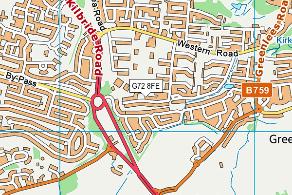 G72 8FE map - OS VectorMap District (Ordnance Survey) G72 8FE map - OS VectorMap District (Ordnance Survey)
