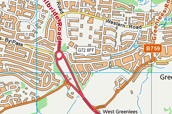 G72 8FF map - OS VectorMap District (Ordnance Survey) G72 8FF map - OS VectorMap District (Ordnance Survey)