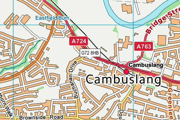 G72 8HB map - OS VectorMap District (Ordnance Survey) G72 8HB map - OS VectorMap District (Ordnance Survey)