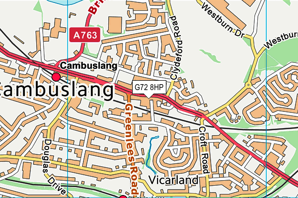 G72 8HP map - OS VectorMap District (Ordnance Survey) G72 8HP map - OS VectorMap District (Ordnance Survey)