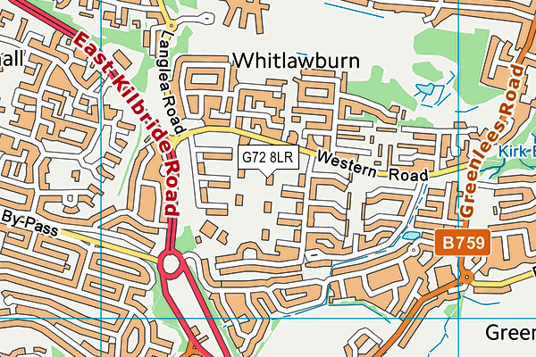 G72 8LR map - OS VectorMap District (Ordnance Survey) G72 8LR map - OS VectorMap District (Ordnance Survey)