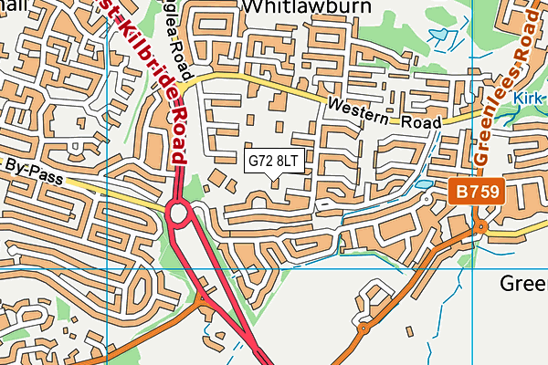 G72 8LT map - OS VectorMap District (Ordnance Survey) G72 8LT map - OS VectorMap District (Ordnance Survey)