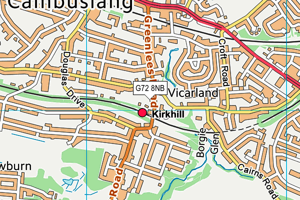 G72 8NB map - OS VectorMap District (Ordnance Survey) G72 8NB map - OS VectorMap District (Ordnance Survey)