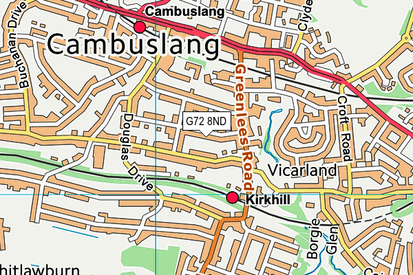 G72 8ND map - OS VectorMap District (Ordnance Survey) G72 8ND map - OS VectorMap District (Ordnance Survey)