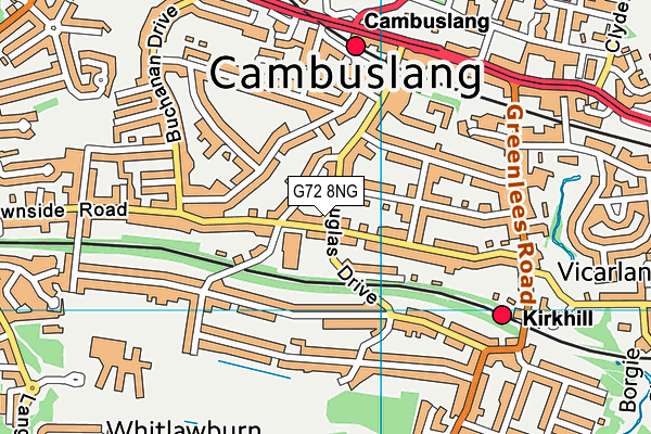 G72 8NG map - OS VectorMap District (Ordnance Survey) G72 8NG map - OS VectorMap District (Ordnance Survey)