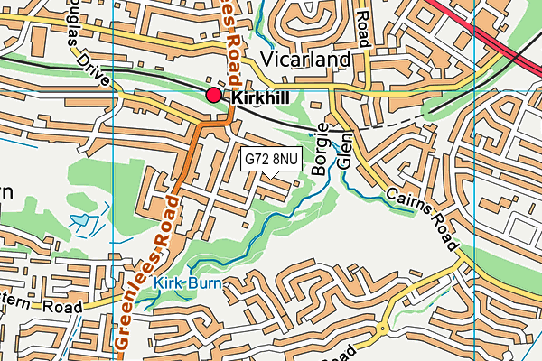 G72 8NU map - OS VectorMap District (Ordnance Survey) G72 8NU map - OS VectorMap District (Ordnance Survey)