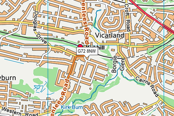 G72 8NW map - OS VectorMap District (Ordnance Survey) G72 8NW map - OS VectorMap District (Ordnance Survey)