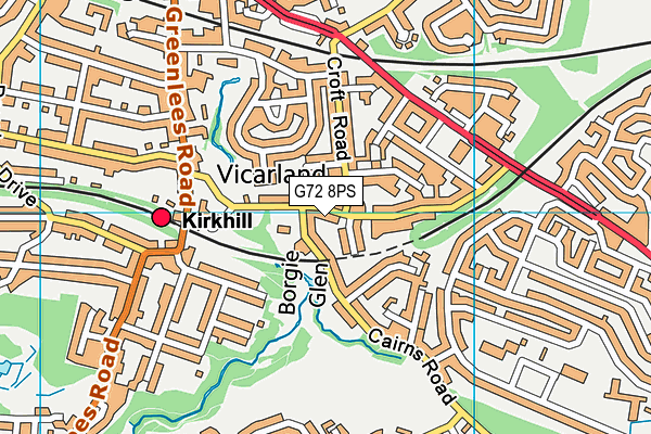 G72 8PS map - OS VectorMap District (Ordnance Survey) G72 8PS map - OS VectorMap District (Ordnance Survey)