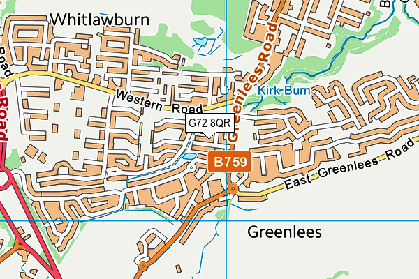 G72 8QR map - OS VectorMap District (Ordnance Survey) G72 8QR map - OS VectorMap District (Ordnance Survey)